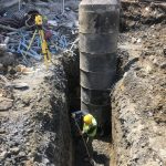 Derin kazı rögar yapımı arvent altyapı inşaat