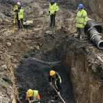 Şantiye sahası altyapı kanalizasyon çalışması arvent altyapı çalışması