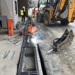 Yağmur suyu ızgara mazgal hattı yapımı arvent altyapı inşaat